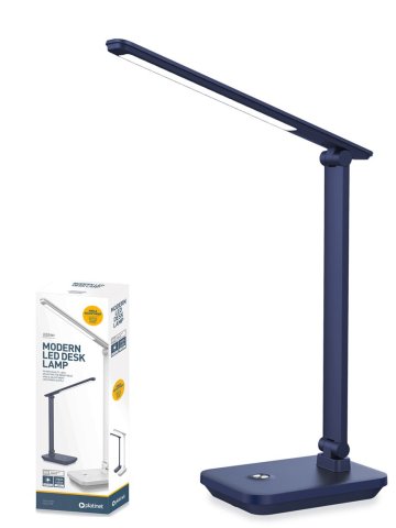 Platinet PDL6731NB LED stolní lampa 5W USB nabíjecí modrá