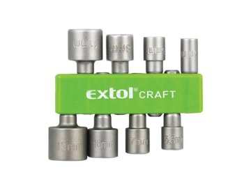 Nástrčné klíče do vrtačky EXTOL CRAFT 10213 8ks