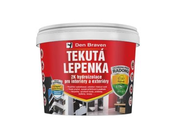 Tekutá lepenka DEN BRAVEN šedá 7kg