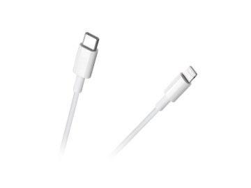 Kabel REBEL RB-6009-100-W USB-C/Lightning 1m White