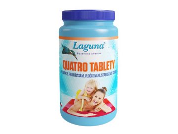 Multifunkční tablety pro chlorovou dezinfekci bazénové vody LAGUNA 4v1 Quatro 5kg