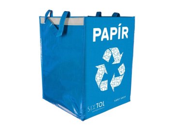 Taška na tříděný odpad SIXTOL Sort Easy Paper 36l