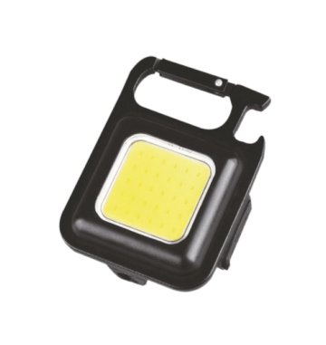 HM Müllner UL6 6W LED COB mini nabíjecí svítilna přívěšek s otvírákem