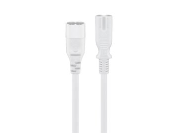 Kabel prodlužovací C7/C8 GOOBAY 97200 2m White