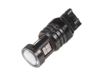 Autožárovka LED T20 12/24V 13LED/2835SMD CARCLEVER červená