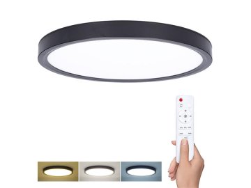 Svítidlo stropní SOLIGHT WO8018 Estela Black 36W