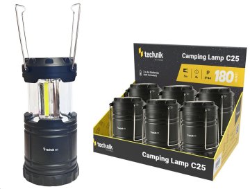 Technik Camping lamp C25 kempingová lampa 3xAA 180lm LED COB