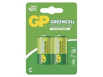 Baterie C (R14) Zn-Cl GP Greencell 2ks