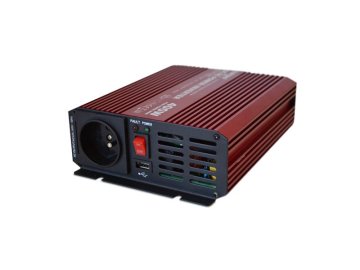 Měnič napětí CARSPA P400 12V/230V 400W čistá sinusovka USB