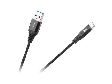 Kabel REBEL RB-6000-050-B USB/Micro USB 0,5m Black