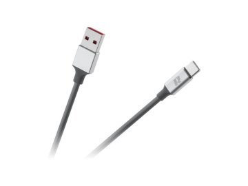 Kabel REBEL RB-6011-200-B USB 3.0/USB-C 2m Black