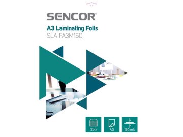 Fólie laminovací SENCOR SLA FA3M150 A3 150mic 25ks