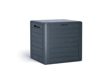 Box zahradní WOODEBOX antracit 58,5 cm - 140L