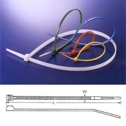 Pásek stahovací standard 190x4.8mm černý *