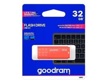 Flash disk GOODRAM USB 3.0 32GB bílo-oranžový