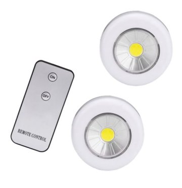 Konnoc SP-032 2ks LED svítidlo s dál. ovl. 2x1W COB