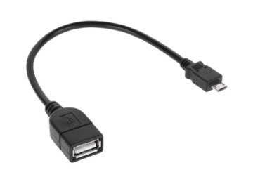 Redukce USB zdířka A - micro USB konektor 20cm