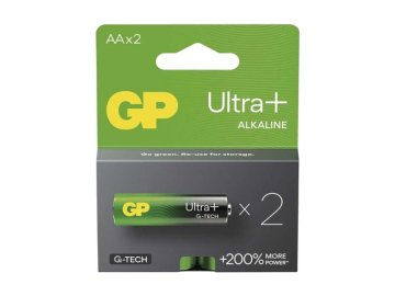 Baterie AA (R6) alkalická GP Ultra Plus 2ks