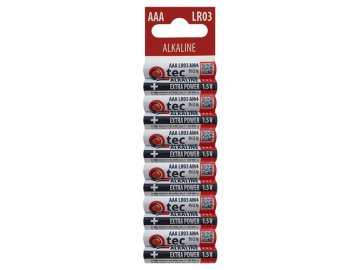 Baterie AAA R03/AM4 Extra power alkalická QTEC P1532 12ks / blistr