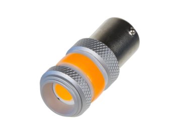 Autožárovka LED BAU15s 9-60V 12W CARCLEVER oranžová