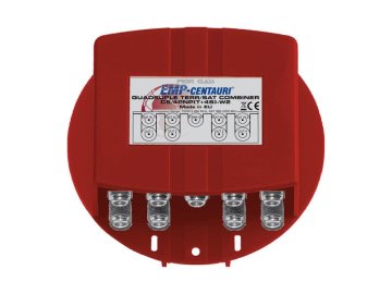 Satelitní slučovač (C5/4PNP(T+4S)-W2), 4xSAT IF+TV terr., záruka 72měsíců