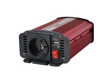 Měnič napětí CARSPA CAR300 24V/230V 300W USB