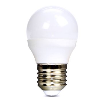 Žárovka LED E27 6W G45 bílá teplá SOLIGHT WZ412-1