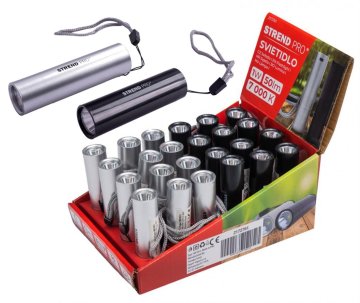 Strend Pro NX1051 Flashlight svítilna 1W LED USB nabíjecí (2172761)