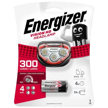 Energizer Vision HD Headlight 3LED 3xAAA 300lm