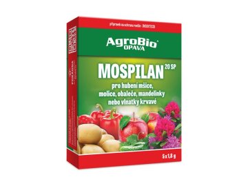 Přípravek proti mšicím a molicím AGROBIO Mospilan 20 SP 5x1,8g