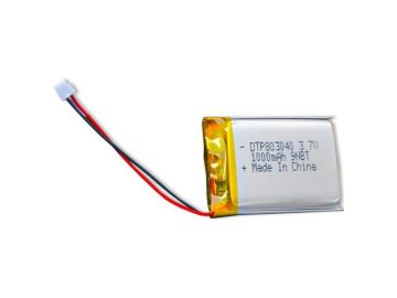 Baterie nabíjecí LiPo 3,7V/1000mAh 803040 Hadex