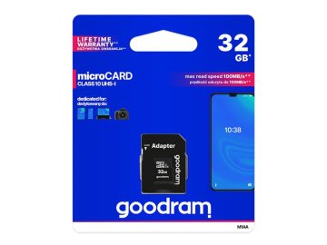 Karta paměťová GOODRAM microSD 32GB s adaptérem