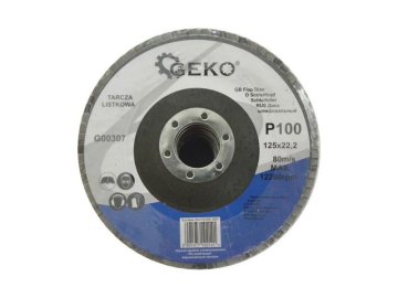 Kotouč na kov lamelový 125mm P100 GEKO G00307