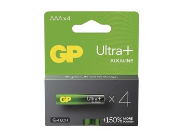 Baterie AAA (R03) alkalická GP Ultra Plus 4ks