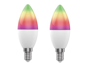 Smart LED žárovka E14 5W RGB CCT WOOX R9075/2pack WiFi Tuya sada 2ks