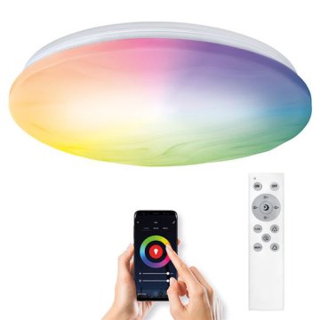 Smart LED svítidlo SOLIGHT WAVE WO792 RGB 30W WiFi Tuya