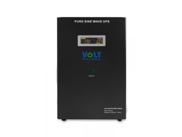 Zdroj záložní VOLT Sinus UPS 500 12V 230V 500W + baterie 40Ah Black