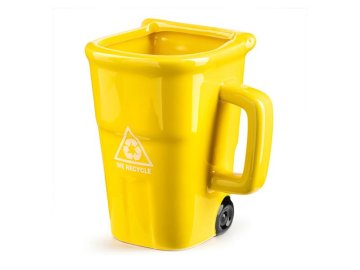 Hrnek GADGET MASTER Trash bin Yellow