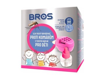 Odpuzovač komárů pro děti BROS s tekutou náplní 40ml (60 nocí)