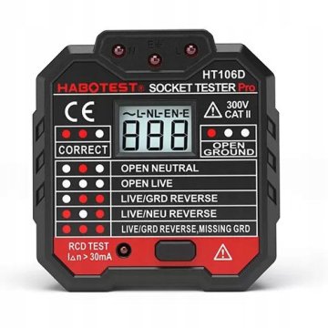 Tester zásuvek HABOTEST HT106D