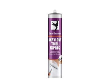 Tmel akrylový DEN BRAVEN Expres bílý 280ml