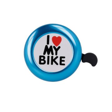 Zvonek na kolo FOREVER Blue I love my bike