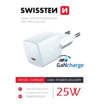 Adaptér USB SWISSTEN GaN 22044100