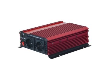 Měnič napětí GETI GPI 1012 12V/230V 1000W USB