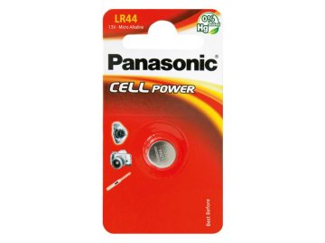 Baterie LR44 (A76) PANASONIC Cell Power alkalická 1ks / blistr