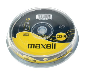 CD-R 700MB MAXELL 52x 10ks