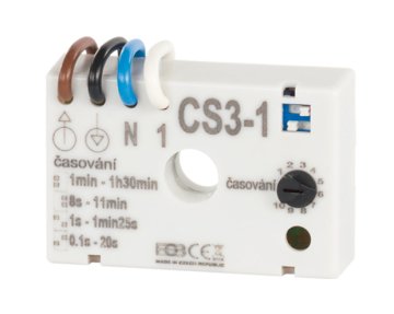 Časový spínač ELEKTROBOCK CS3-1 pro ventilátory