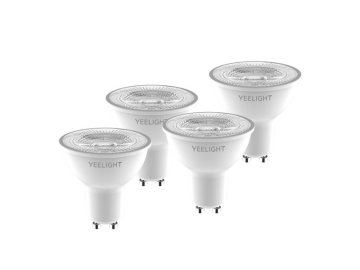 Smart LED žárovka GU10 4,8W YEELIGHT W1/4 pack WiFi sada 4ks