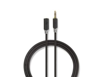 Kabel Jack 3,5mm konektor/Jack 3,5mm zdířka 2m NEDIS CABW22050AT20