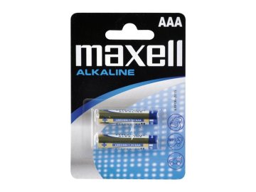 Baterie AAA (R03) alkalická MAXELL 2ks / blistr